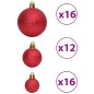 vidaXL Weihnachtskugeln 100 Stk. Weinrot 3 / 4 / 6 cm vidaXL Weihnachtskugeln 100 Stk. Weinrot 3 / 4 / 6 cm
