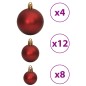 vidaXL Weihnachtskugeln 100 Stk. Weinrot 3 / 4 / 6 cm vidaXL Weihnachtskugeln 100 Stk. Weinrot 3 / 4 / 6 cm