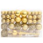 vidaXL 111-tlg. Weihnachtskugel-Set Golden Polystyrol vidaXL 111-tlg. Weihnachtskugel-Set Golden Polystyrol
