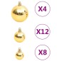 vidaXL 111-tlg. Weihnachtskugel-Set Golden Polystyrol vidaXL 111-tlg. Weihnachtskugel-Set Golden Polystyrol