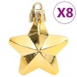 vidaXL 111-tlg. Weihnachtskugel-Set Golden Polystyrol vidaXL 111-tlg. Weihnachtskugel-Set Golden Polystyrol