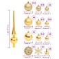 vidaXL 111-tlg. Weihnachtskugel-Set Golden Polystyrol vidaXL 111-tlg. Weihnachtskugel-Set Golden Polystyrol