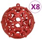 vidaXL 111-tlg. Weihnachtskugel-Set Rot Polystyrol vidaXL 111-tlg. Weihnachtskugel-Set Rot Polystyrol