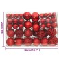 vidaXL 111-tlg. Weihnachtskugel-Set Rot Polystyrol vidaXL 111-tlg. Weihnachtskugel-Set Rot Polystyrol