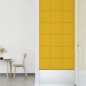 Wandpaneele 12 Stk. Gelb 30x30 cm Samt 1,08 m² Wandpaneele 12 Stk. Gelb 30x30 cm Samt 1,08 m²