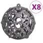 vidaXL 111-tlg. Weihnachtskugel-Set Weiß und Grau Polystyrol vidaXL 111-tlg. Weihnachtskugel-Set Weiß und Grau Polystyrol