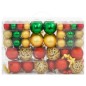 vidaXL 112-tlg. Weihnachtskugel-Set Rot Grün Golden Polystyrol vidaXL 112-tlg. Weihnachtskugel-Set Rot Grün Golden Polystyrol