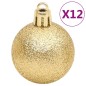 vidaXL 112-tlg. Weihnachtskugel-Set Rot Grün Golden Polystyrol vidaXL 112-tlg. Weihnachtskugel-Set Rot Grün Golden Polystyrol