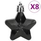 vidaXL 111-tlg. Weihnachtskugel-Set Schwarz Polystyrol vidaXL 111-tlg. Weihnachtskugel-Set Schwarz Polystyrol