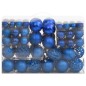 vidaXL 111-tlg. Weihnachtskugel-Set Blau Polystyrol vidaXL 111-tlg. Weihnachtskugel-Set Blau Polystyrol