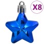 vidaXL 111-tlg. Weihnachtskugel-Set Blau Polystyrol vidaXL 111-tlg. Weihnachtskugel-Set Blau Polystyrol