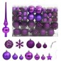 vidaXL 111-tlg. Weihnachtskugel-Set Lila Polystyrol vidaXL 111-tlg. Weihnachtskugel-Set Lila Polystyrol