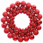 vidaXL Weihnachtskranz Rot 45 cm Polystyrol vidaXL Weihnachtskranz Rot 45 cm Polystyrol