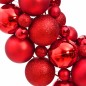 vidaXL Weihnachtskranz Rot 45 cm Polystyrol vidaXL Weihnachtskranz Rot 45 cm Polystyrol
