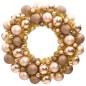 vidaXL Weihnachtskranz Rotgolden 45 cm Polystyrol vidaXL Weihnachtskranz Rotgolden 45 cm Polystyrol