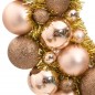 vidaXL Weihnachtskranz Rotgolden 45 cm Polystyrol vidaXL Weihnachtskranz Rotgolden 45 cm Polystyrol