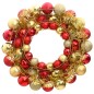 vidaXL Weihnachtskranz Rot und Golden 45 cm Polystyrol vidaXL Weihnachtskranz Rot und Golden 45 cm Polystyrol