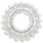 vidaXL Weihnachtskranz Weiß 45 cm Polystyrol vidaXL Weihnachtskranz Weiß 45 cm Polystyrol