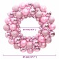 vidaXL Weihnachtskranz Rosa 45 cm Polystyrol vidaXL Weihnachtskranz Rosa 45 cm Polystyrol