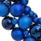 vidaXL Weihnachtskranz Blau 45 cm Polystyrol vidaXL Weihnachtskranz Blau 45 cm Polystyrol