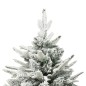 vidaXL Künstlicher Weihnachtsbaum Beschneit Grün 240 cm PVC PE vidaXL Künstlicher Weihnachtsbaum Beschneit Grün 240 cm PVC PE