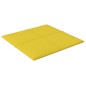 Wandpaneele 12 Stk. Hellgelb 30x30 cm Stoff 1,08 m² Wandpaneele 12 Stk. Hellgelb 30x30 cm Stoff 1,08 m²