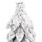 vidaXL Künstlicher Weihnachtsbaum mit 60 LEDs Beschneit 120 cm vidaXL Künstlicher Weihnachtsbaum mit 60 LEDs Beschneit 120 cm