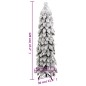 vidaXL Künstlicher Weihnachtsbaum mit 60 LEDs Beschneit 120 cm vidaXL Künstlicher Weihnachtsbaum mit 60 LEDs Beschneit 120 cm