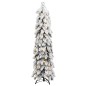 vidaXL Künstlicher Weihnachtsbaum mit 80 LEDs Beschneit 150 cm vidaXL Künstlicher Weihnachtsbaum mit 80 LEDs Beschneit 150 cm