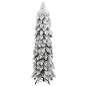 vidaXL Künstlicher Weihnachtsbaum mit 80 LEDs Beschneit 150 cm vidaXL Künstlicher Weihnachtsbaum mit 80 LEDs Beschneit 150 cm