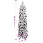 vidaXL Künstlicher Weihnachtsbaum mit 80 LEDs Beschneit 150 cm vidaXL Künstlicher Weihnachtsbaum mit 80 LEDs Beschneit 150 cm