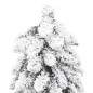 vidaXL Künstlicher Weihnachtsbaum mit 130 LEDs Beschneit 210 cm vidaXL Künstlicher Weihnachtsbaum mit 130 LEDs Beschneit 210 cm