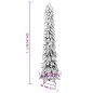 vidaXL Künstlicher Weihnachtsbaum mit 130 LEDs Beschneit 210 cm vidaXL Künstlicher Weihnachtsbaum mit 130 LEDs Beschneit 210 cm