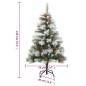 vidaXL Künstlicher Weihnachtsbaum Klappbar mit Zapfen & Beeren 120 cm vidaXL Künstlicher Weihnachtsbaum Klappbar mit Zapfen & Beeren 120 cm