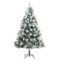 vidaXL Künstlicher Weihnachtsbaum Klappbar mit Zapfen & Beeren 210 cm vidaXL Künstlicher Weihnachtsbaum Klappbar mit Zapfen & Beeren 210 cm
