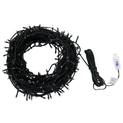 vidaXL Lichterkette 400 LEDs Indoor und Outdoor 40 m Kaltweiß 