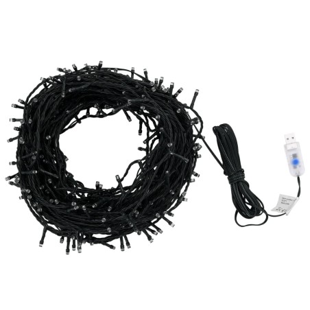 vidaXL Lichterkette 400 LEDs Indoor und Outdoor 40 m Kaltweiß 