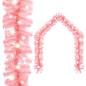 vidaXL Weihnachtsgirlande mit LED 5 m Rosa vidaXL Weihnachtsgirlande mit LED 5 m Rosa