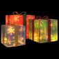 vidaXL Beleuchtete Geschenkboxen 3 Stk. 64 LEDs Warmweiß vidaXL Beleuchtete Geschenkboxen 3 Stk. 64 LEDs Warmweiß
