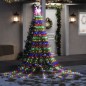 vidaXL Weihnachtsbaum-Beleuchtung 320 LEDs Mehrfarbig 375 cm vidaXL Weihnachtsbaum-Beleuchtung 320 LEDs Mehrfarbig 375 cm