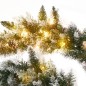 vidaXL Weihnachtsgirlande mit LED-Lichtern Grün 2,7 m PVC vidaXL Weihnachtsgirlande mit LED-Lichtern Grün 2,7 m PVC