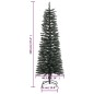 vidaXL Künstlicher Weihnachtsbaum mit Ständer Schlank Grün 120 cm PVC vidaXL Künstlicher Weihnachtsbaum mit Ständer Schlank Grün 120 cm PVC