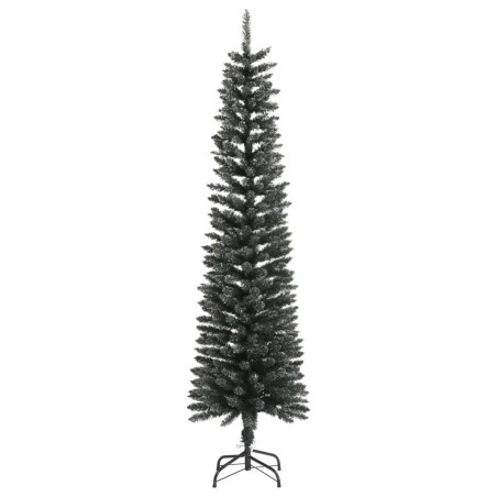vidaXL Künstlicher Weihnachtsbaum mit Ständer Schlank Grün 180 cm PVC