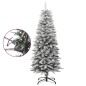 vidaXL Künstlicher Weihnachtsbaum Beschneit Schlank 120 cm PVC&PE vidaXL Künstlicher Weihnachtsbaum Beschneit Schlank 120 cm PVC&PE
