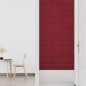 Wandpaneele 12 Stk. Weinrot 30x15 cm Samt 0,54 m² Wandpaneele 12 Stk. Weinrot 30x15 cm Samt 0,54 m²