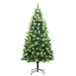 vidaXL Künstlicher Weihnachtsbaum Klappbar mit Ständer 180 cm