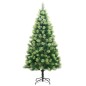 vidaXL Künstlicher Weihnachtsbaum Klappbar mit Ständer 210 cm vidaXL Künstlicher Weihnachtsbaum Klappbar mit Ständer 210 cm
