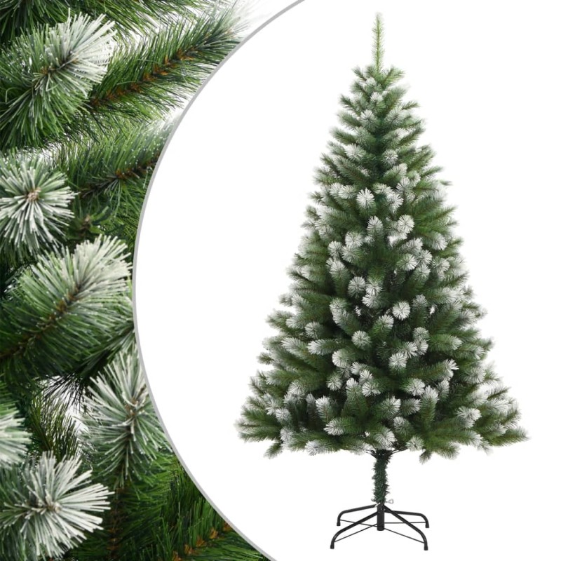 vidaXL Künstlicher Weihnachtsbaum Klappbar Beschneit 150 cm vidaXL Künstlicher Weihnachtsbaum Klappbar Beschneit 150 cm