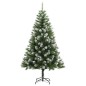 vidaXL Künstlicher Weihnachtsbaum Klappbar Beschneit 180 cm vidaXL Künstlicher Weihnachtsbaum Klappbar Beschneit 180 cm