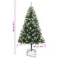 vidaXL Künstlicher Weihnachtsbaum Klappbar Beschneit 180 cm vidaXL Künstlicher Weihnachtsbaum Klappbar Beschneit 180 cm